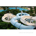 Large Outdoor Waterpark Fiberglass Water Slides / Spiral Wa